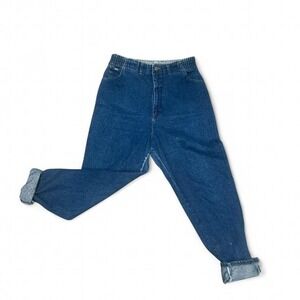 Retro mom jeans 80s/90s Lee denim straight leg jeans size 18 MED 32"30.25" (xl3)